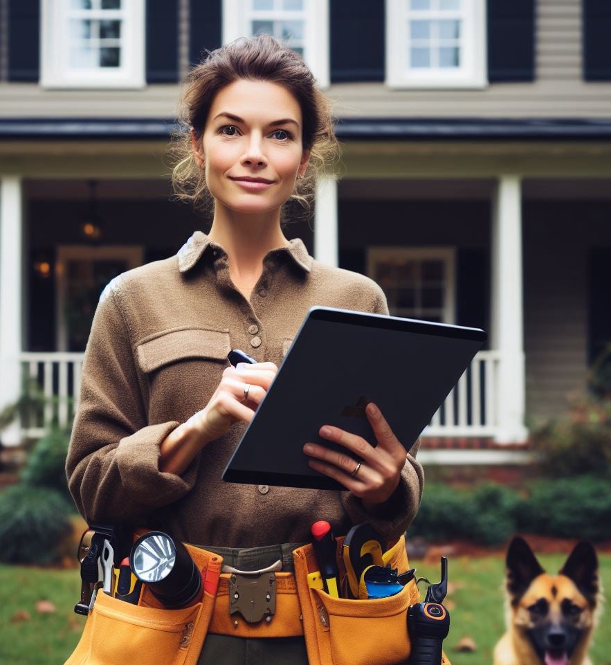 Inspector with Tablet